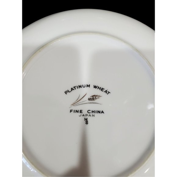 Platinum Wheat Fine China 6.375" Bread and Butter Plates - Picture 4 of 4